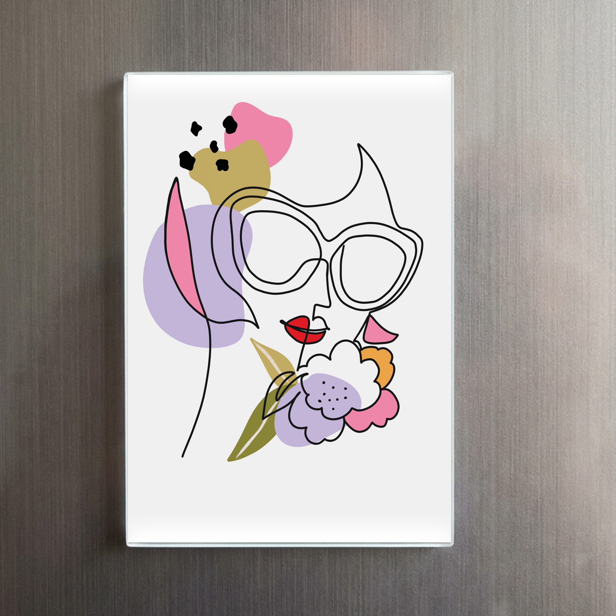 raxxa Glas-Magnet: One line art - Image 2