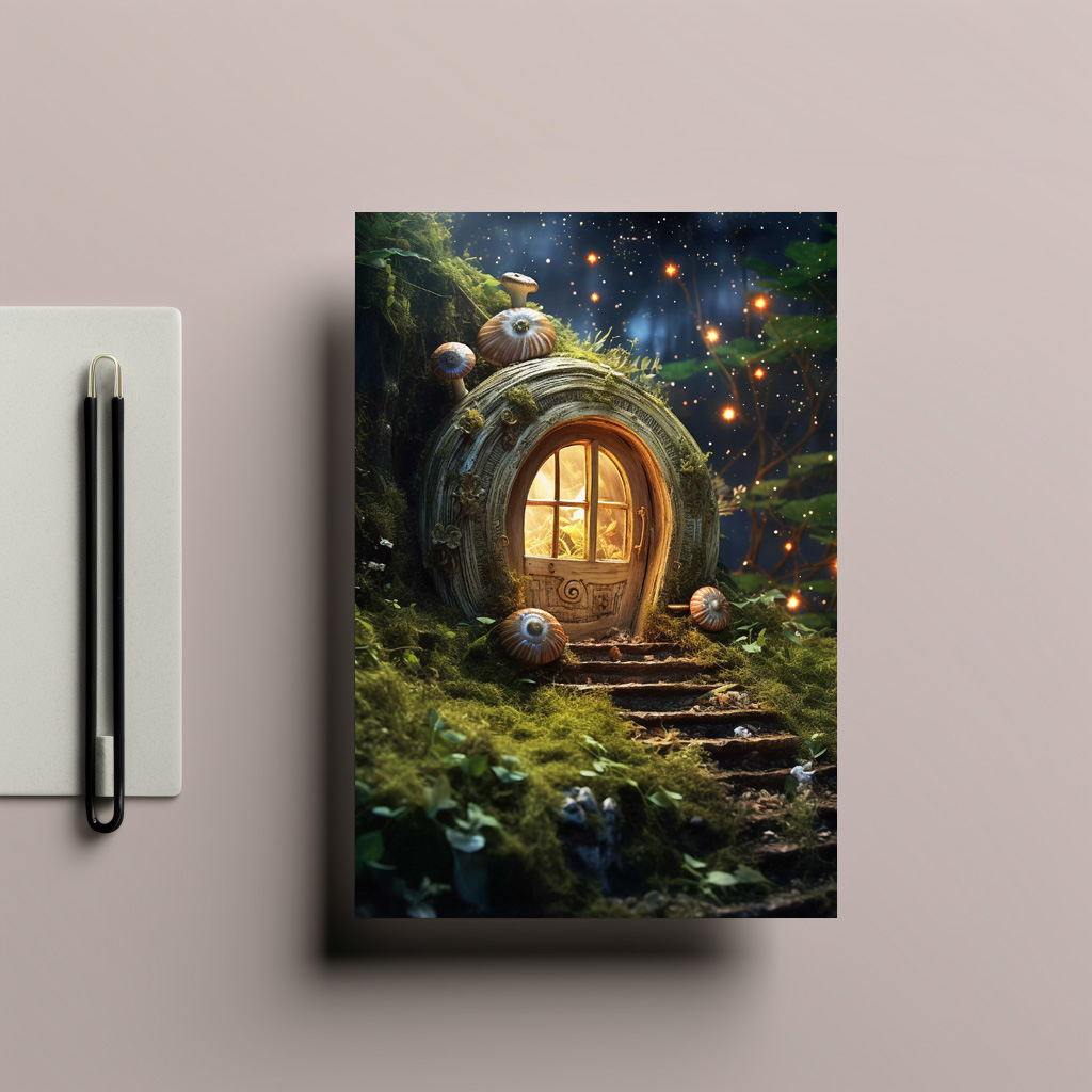 raxxa Postkarte: Das Haus wechselt seine Form,wenn du es ansiehst