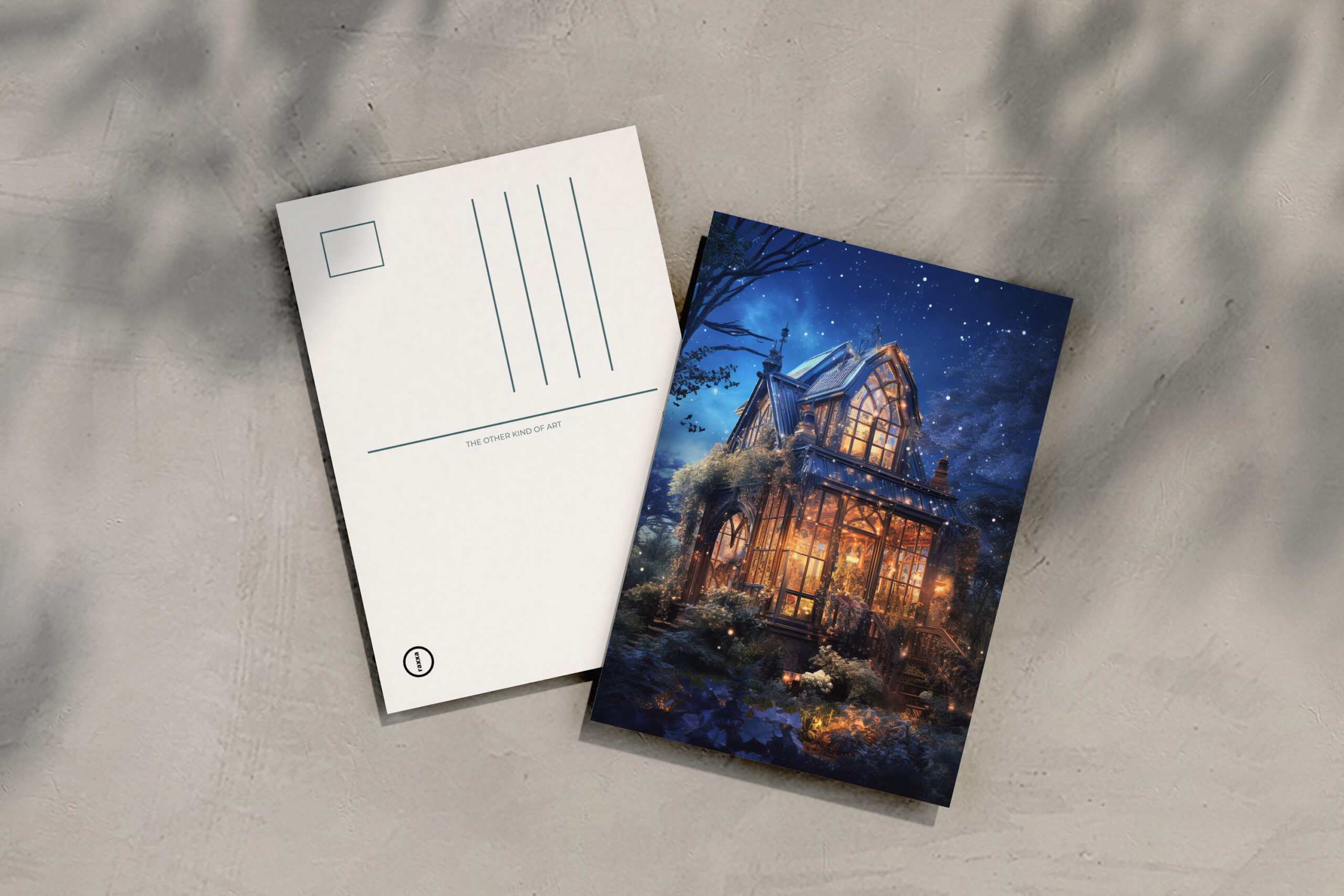 raxxa Postkarte: Der Garten wächst wie von Zauberhand