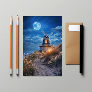 raxxa Postkarte: Der Mond und der Wind enthüllen Ihr Geheimnis