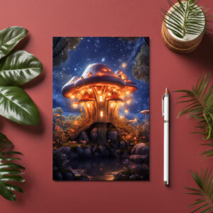 raxxa Postkarte: Ein Lichtschein führt dich ins Innere