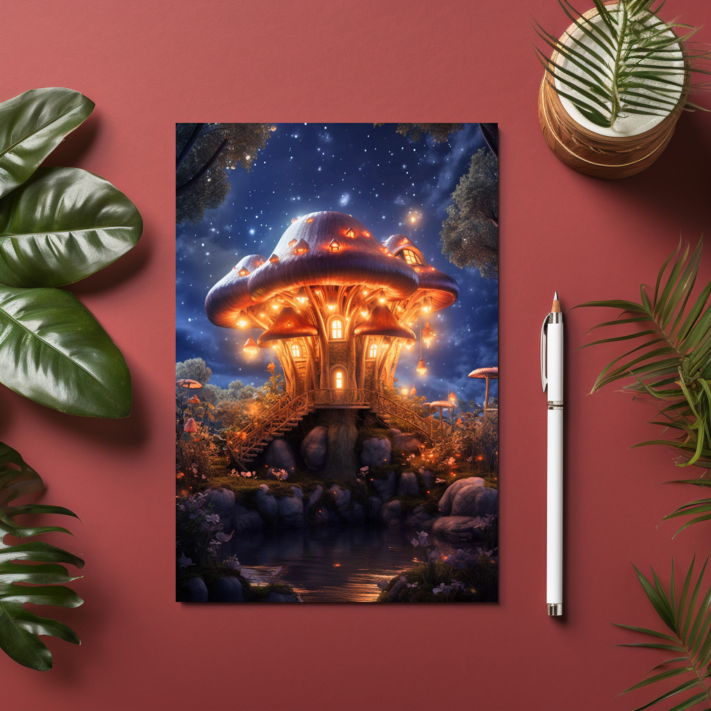 raxxa Postkarte: Ein Lichtschein führt dich ins Innere