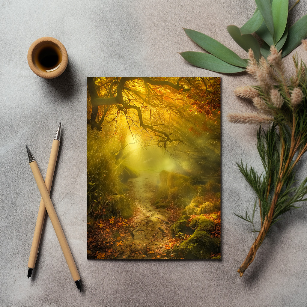 raxxa Postkarte: Blätterrauschen