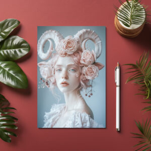 raxxa Postkarte: Ellarian Mondsilber