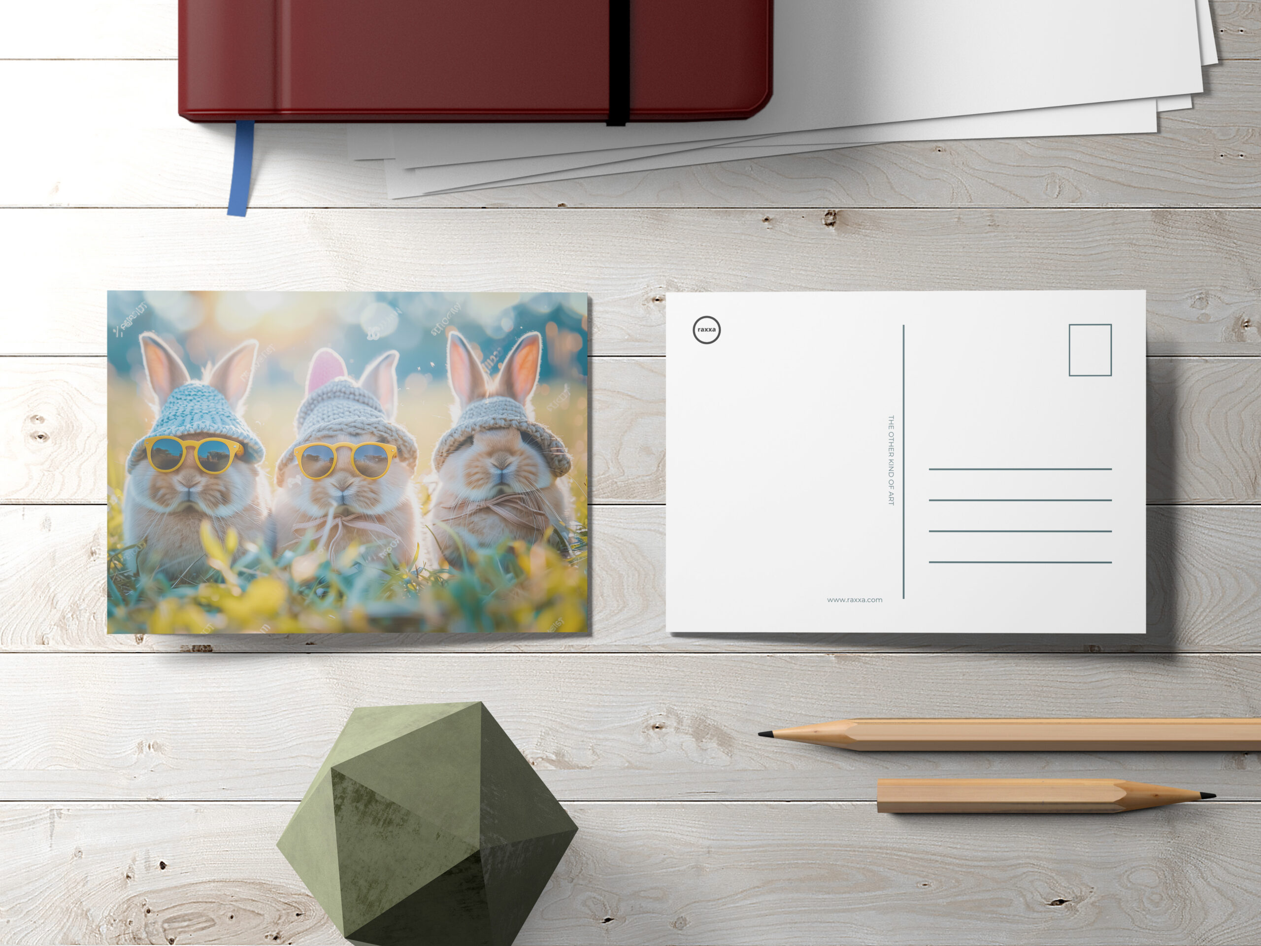 raxxa Postkarte: Ein Hase ohne Quatsch ist kein Hase