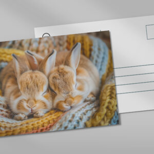 raxxa Postkarte: Puschelschwanz und große Freude