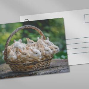 raxxa Postkarte: Schwänzchen wackeln Welt erobern