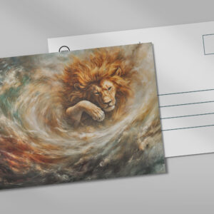 raxxa Postkarte: Kraft des Löwen