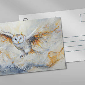raxxa Postkarte: Mamor Eule