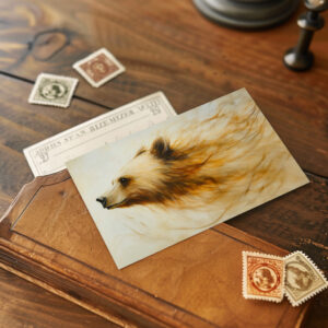 raxxa Postkarte: Nebelbär