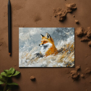 raxxa Postkarte: Schlauer Fuchs