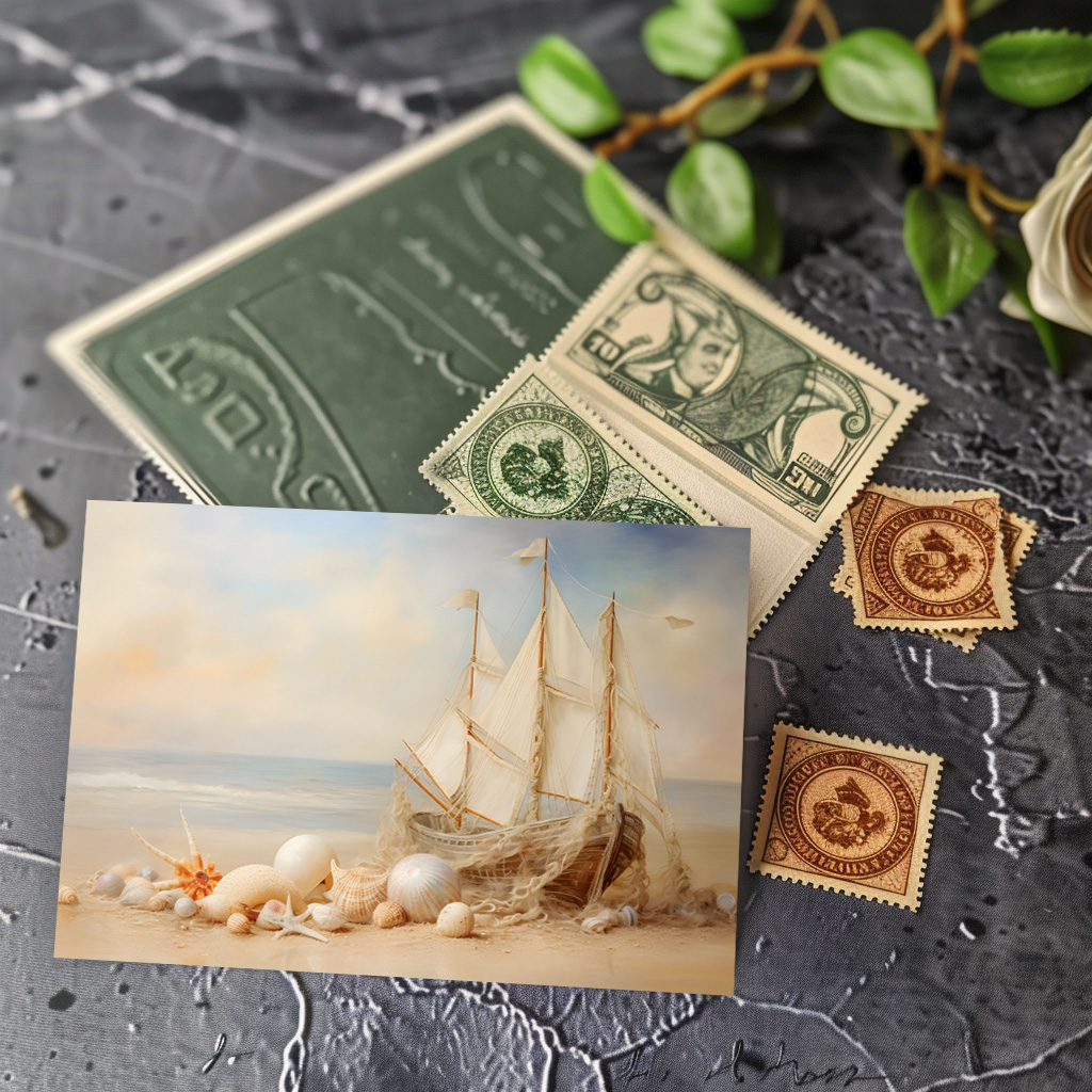 raxxa Postkarte: Segel im Morgenlicht