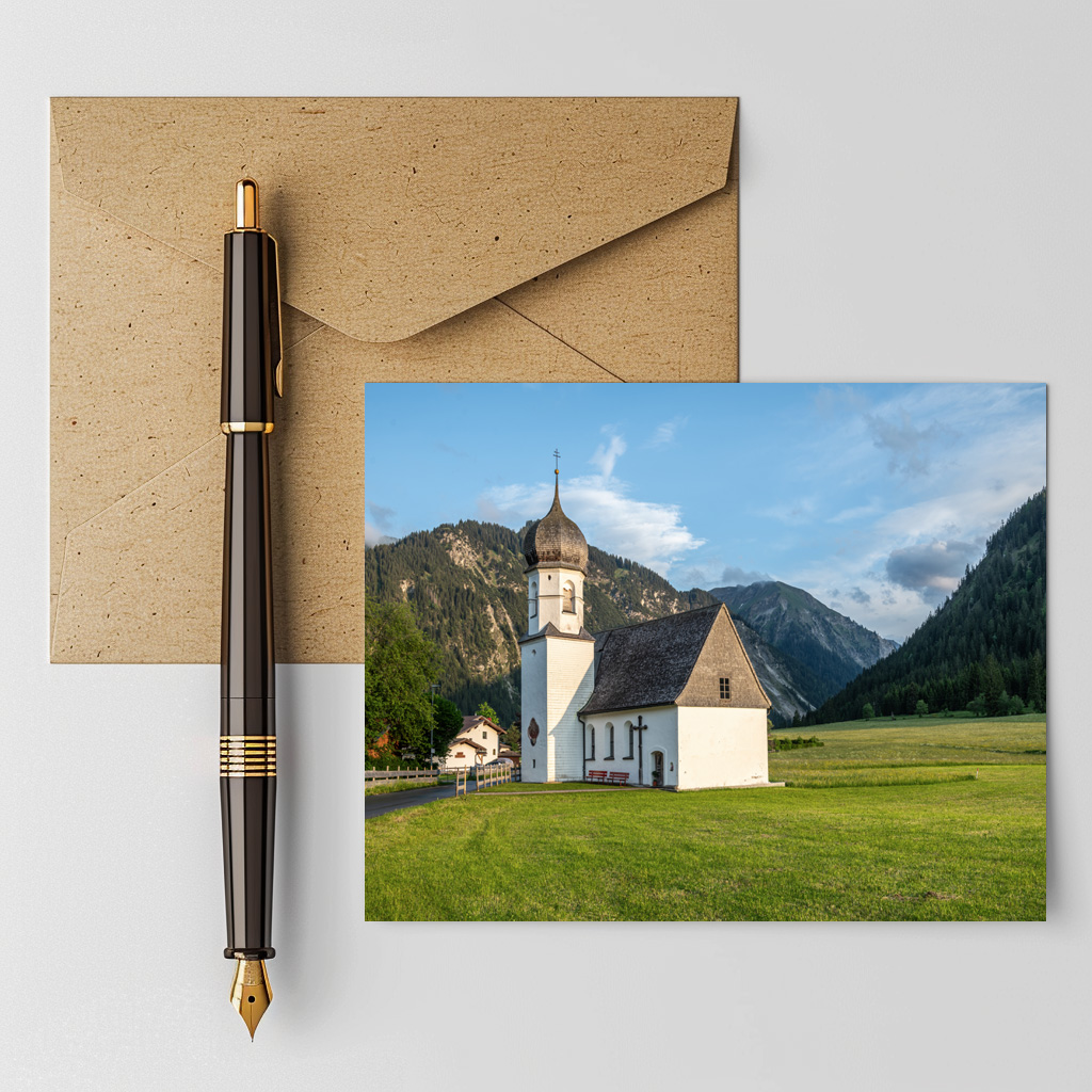 raxxa Postkarte: MariaHilf Kapelle Tannheim 2
