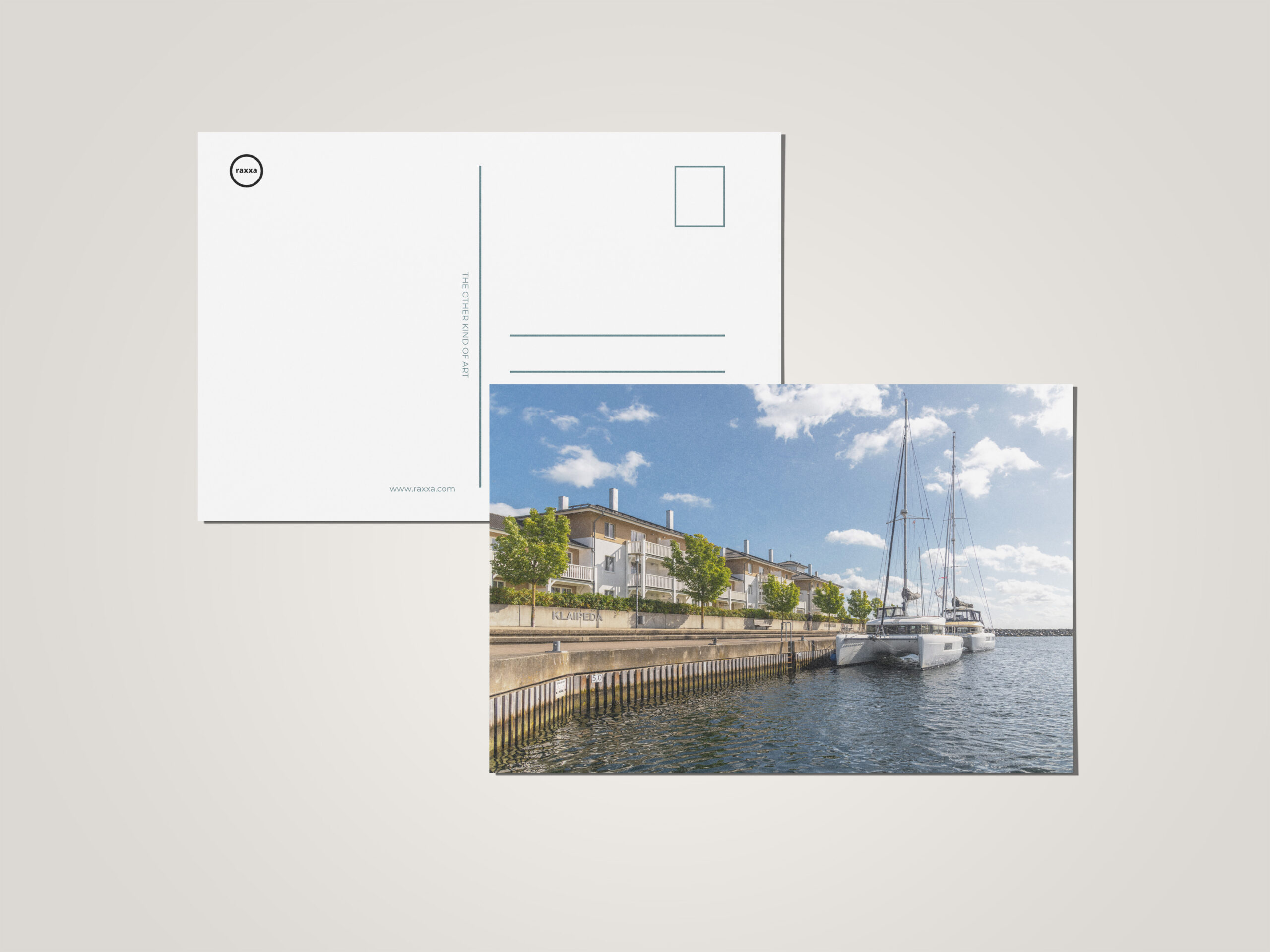raxxa Postkarte: Am Hafen Weiße Wick Boltenhagen 2