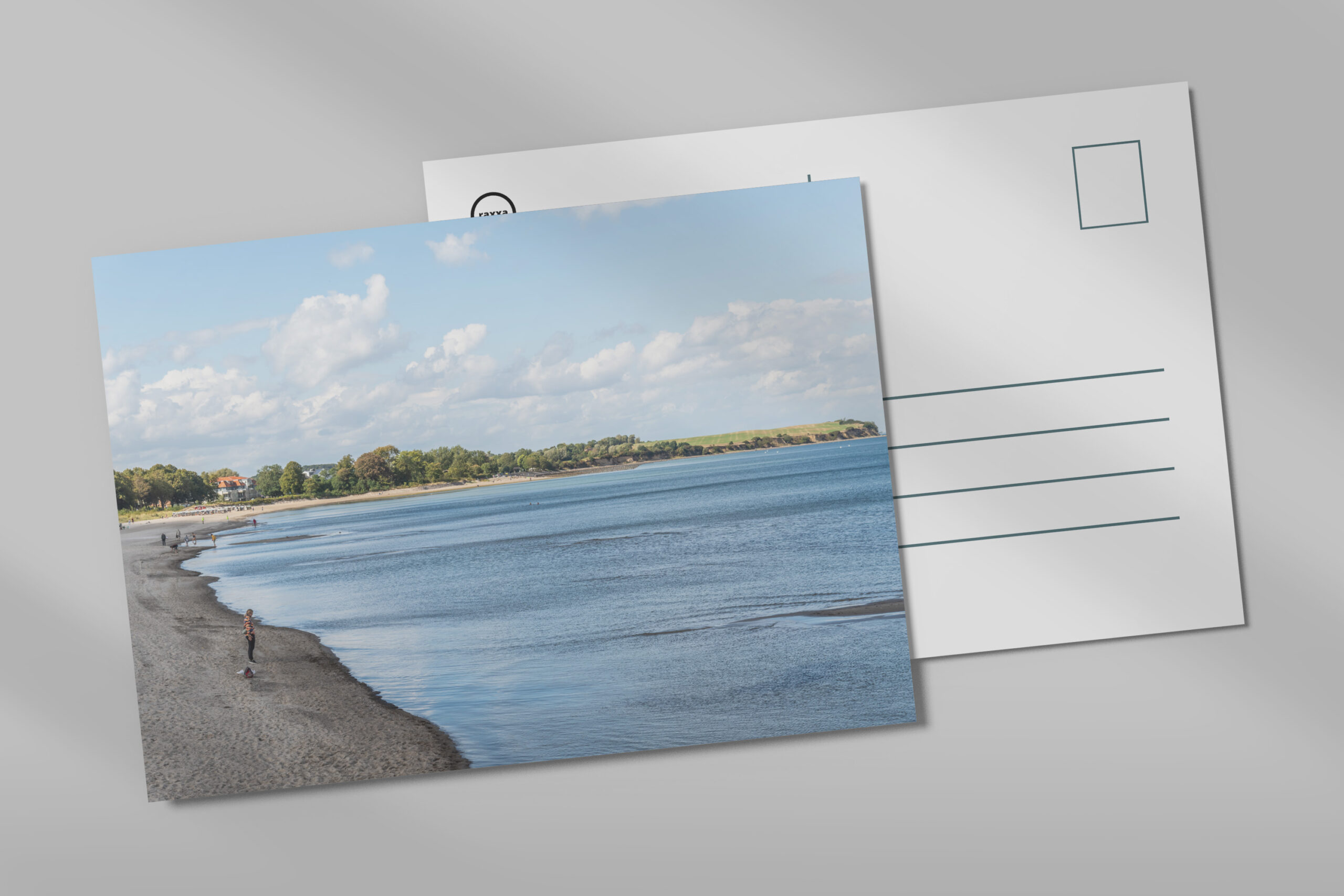 raxxa Postkarte: Blick zu Steilküste Boltenhagen