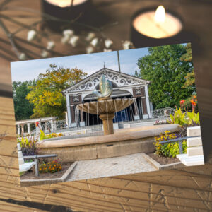 raxxa Postkarte: Kurpark Boltenhagen Springbrunnen 2