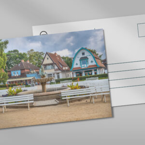 raxxa Postkarte: Kurpark Boltenhagen Springbrunnen