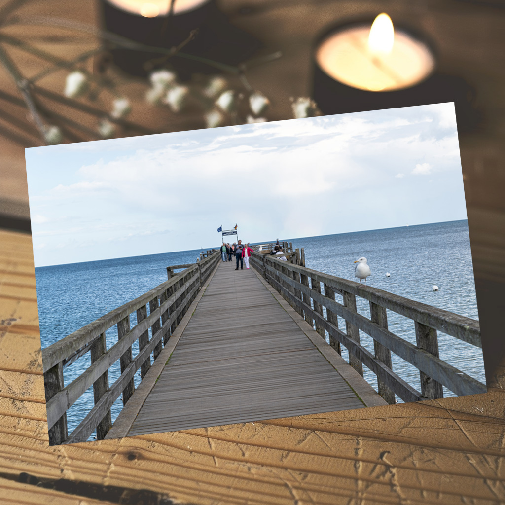 raxxa Postkarte: Seebrücke Boltenhagen