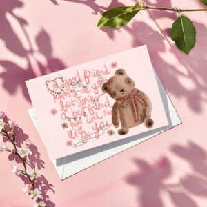 raxxa Postkarte: Luka el osito más romántico