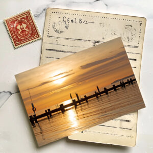 raxxa Postkarte: Früh morgens in Travemünde