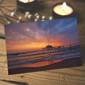 raxxa Postkarte: Morgenidylle am Ostseestrand