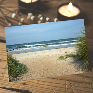 raxxa Postkarte: Urlaubsstimmung am Ostseestrad