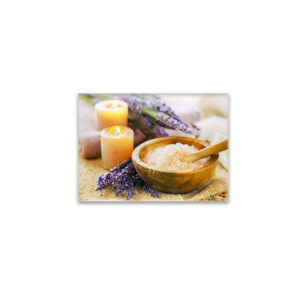 raxxa Glas-Magnet: Lavendel, Kerzenlicht und Badesalze