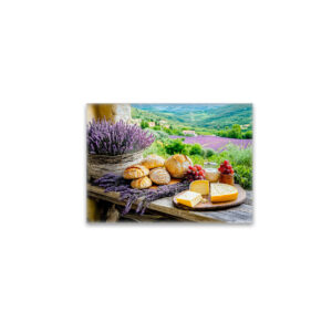 raxxa Glas-Magnet: Lavendelbrotzeit mit Blick auf die Provence