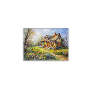 raxxa Glas-Magnet: Summer Cottage with Wildflower Meadow