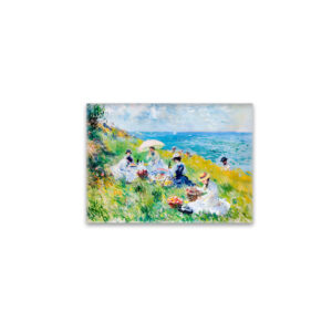 raxxa Glas-Magnet: Picnic by the Sea Impressionist Artwork