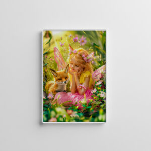 raxxa Glas-Magnet: Summer Fairy and Playful Fox
