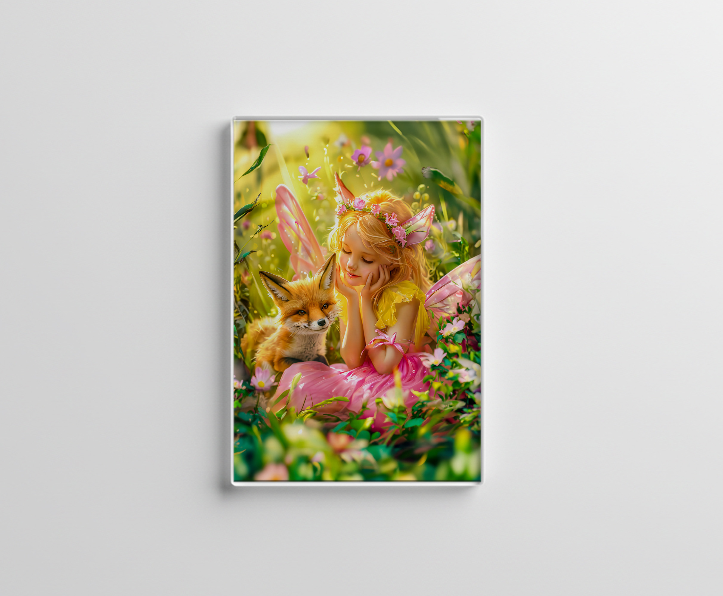 raxxa Glas-Magnet: Summer Fairy and Playful Fox