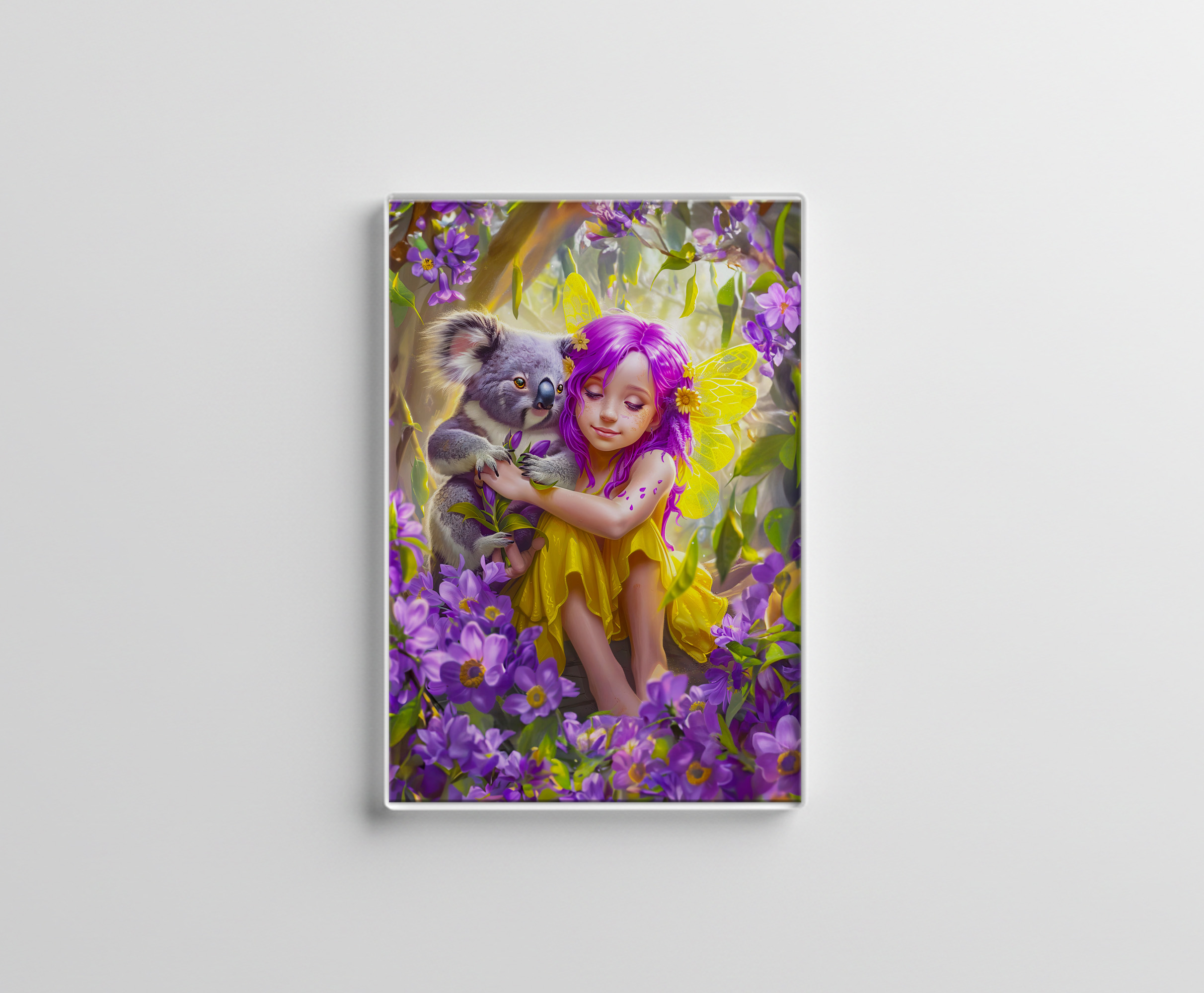 raxxa Glas-Magnet: Tropical Fairy with Koalas and Orchids