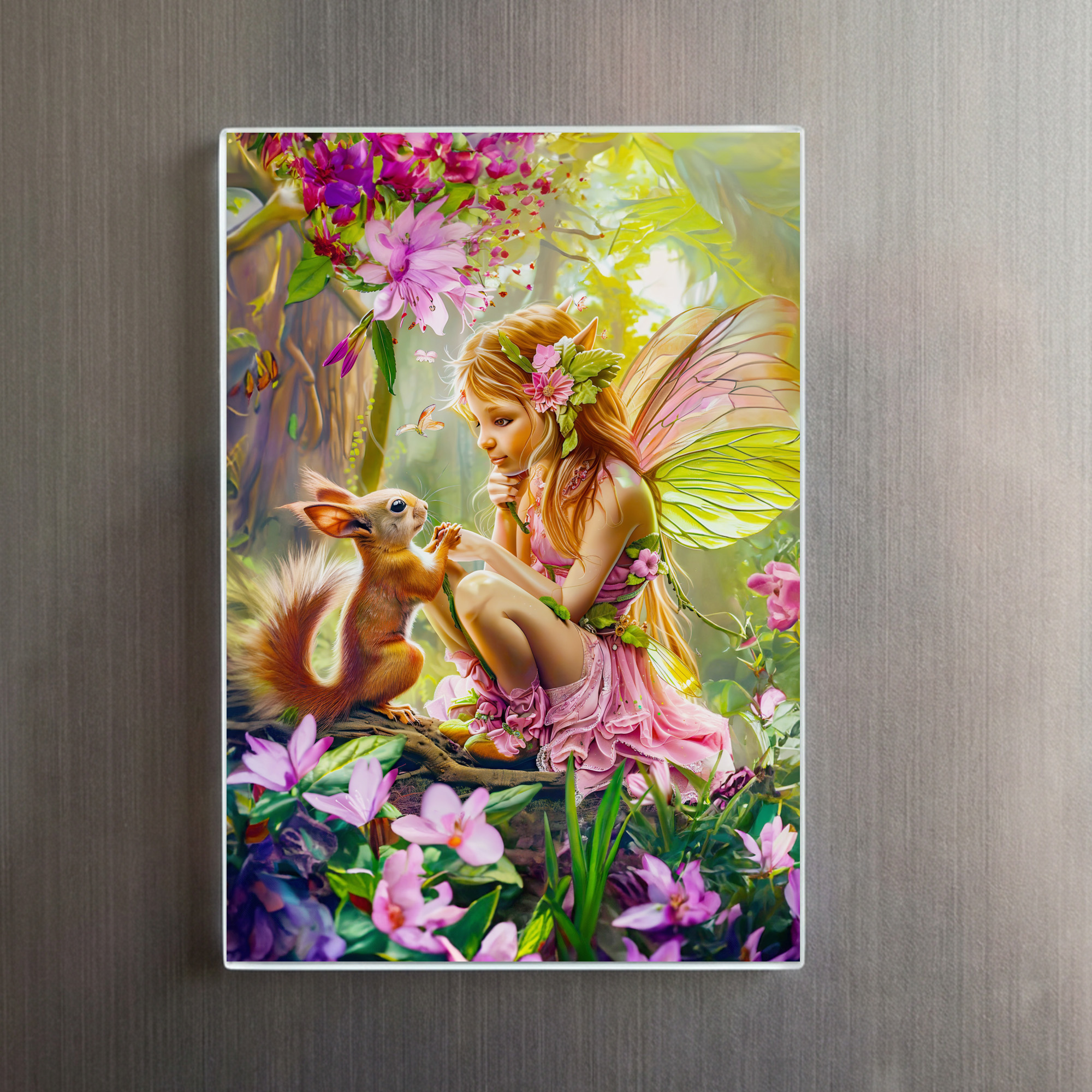 raxxa Glas-Magnet: Flower Fairy and Playful Squirrel – Bild 2