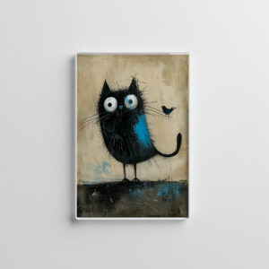 raxxa Glas-Magnet: Hybrid Creature on Cat and Bird