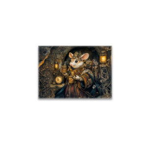raxxa Glas-Magnet: Mouse King in a Tree Root Castle