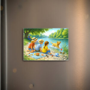 raxxa Glas-Magnet: Kids Picnic by Iasar River