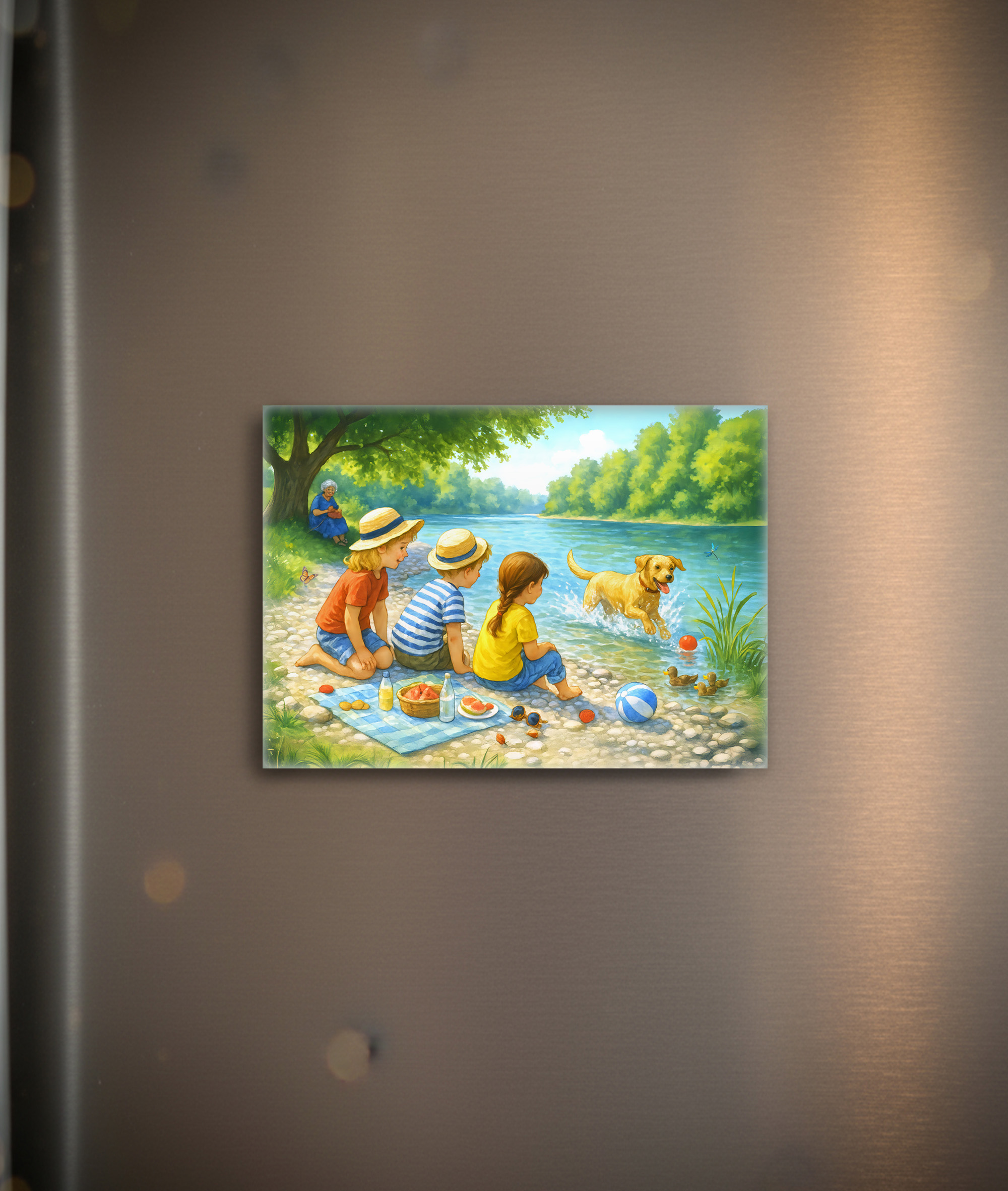raxxa Glas-Magnet: Kids Picnic by Iasar River