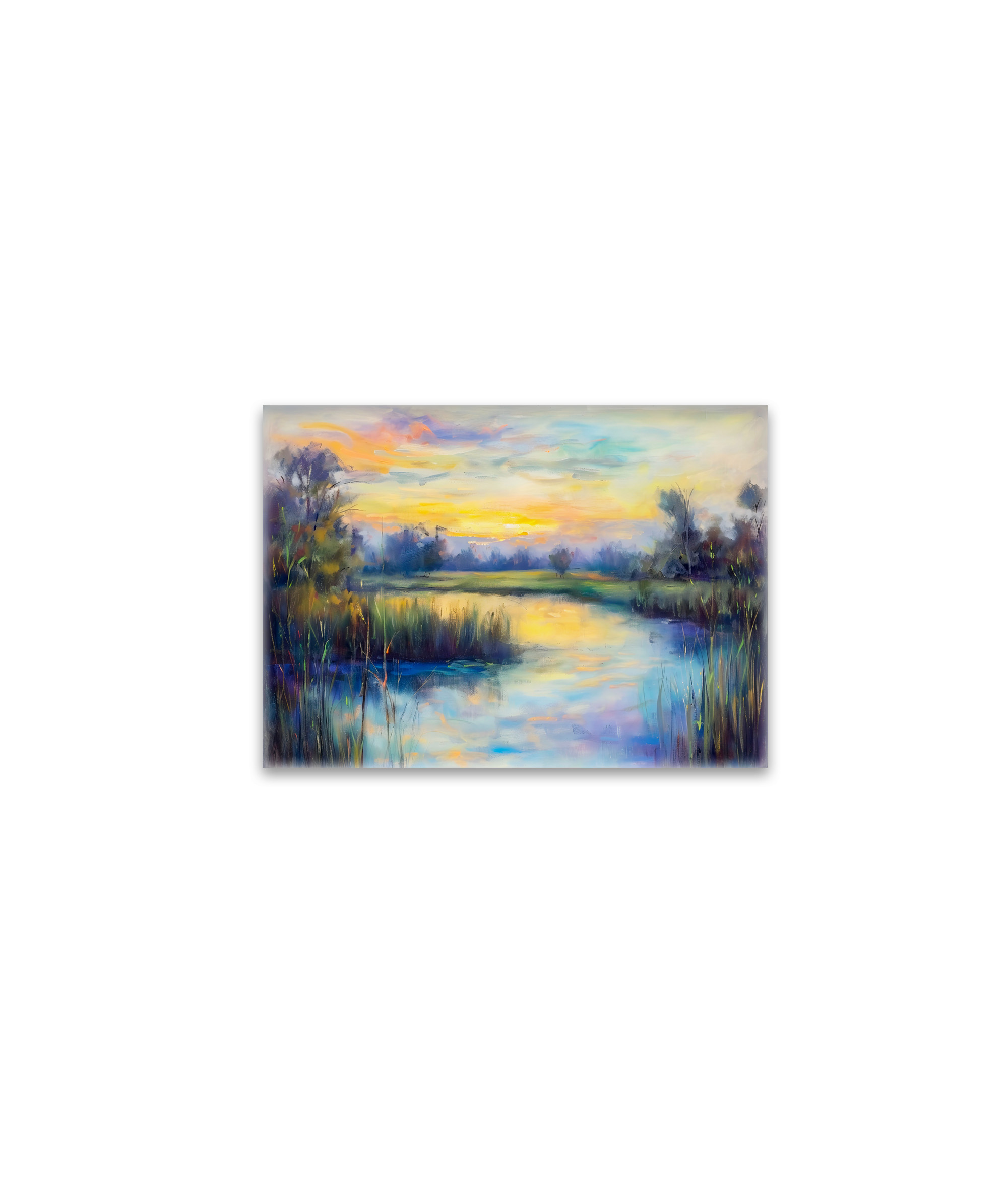raxxa Glas-Magnet: Tranquil Havel Havelland River at Dusk