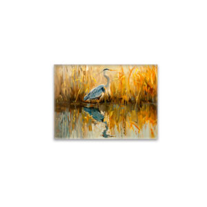 raxxa Glas-Magnet: Heron at Dawn by the Water