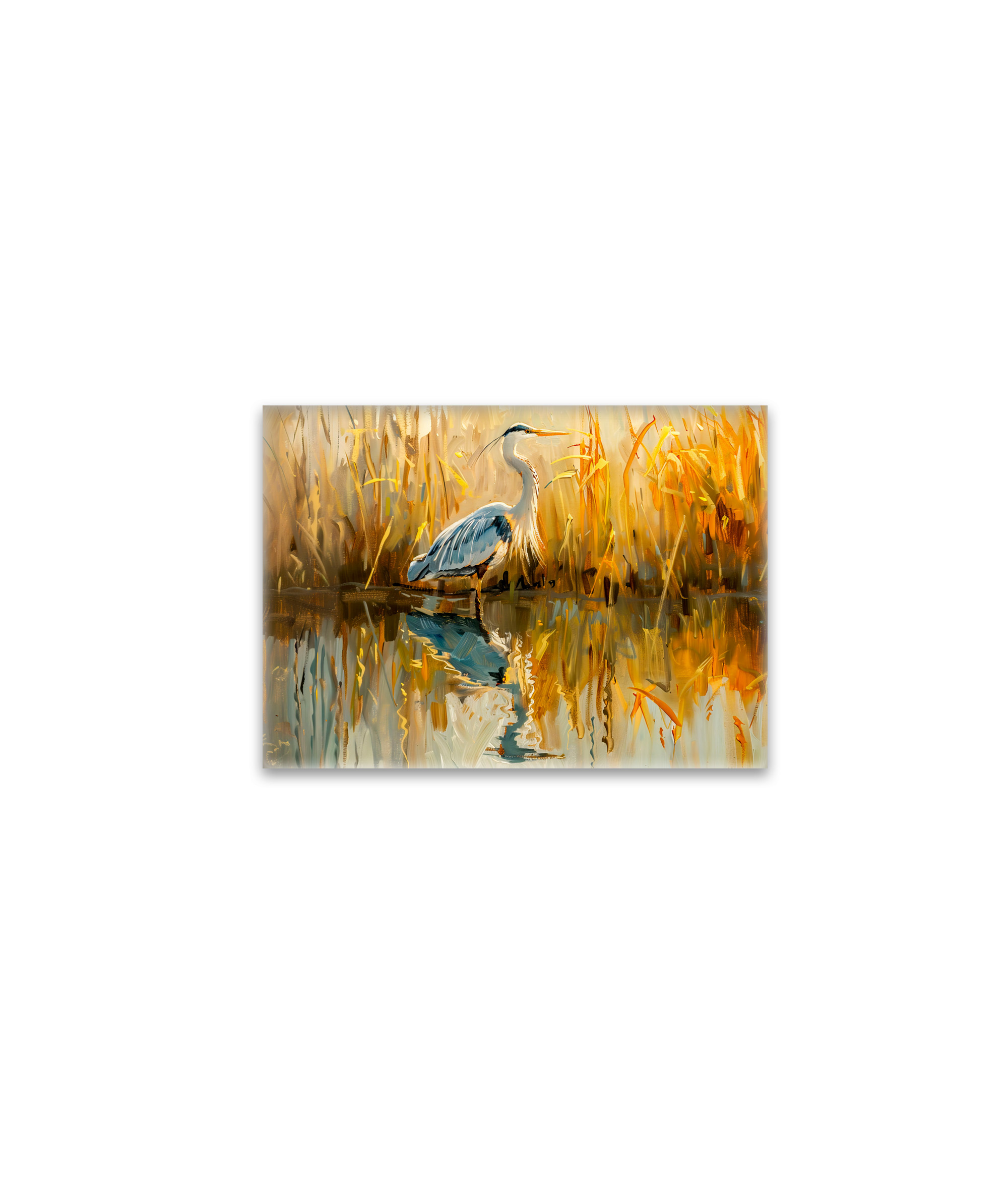 raxxa Glas-Magnet: Heron at Dawn by the Water