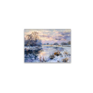 raxxa Glas-Magnet: Winter Havel River Landscape