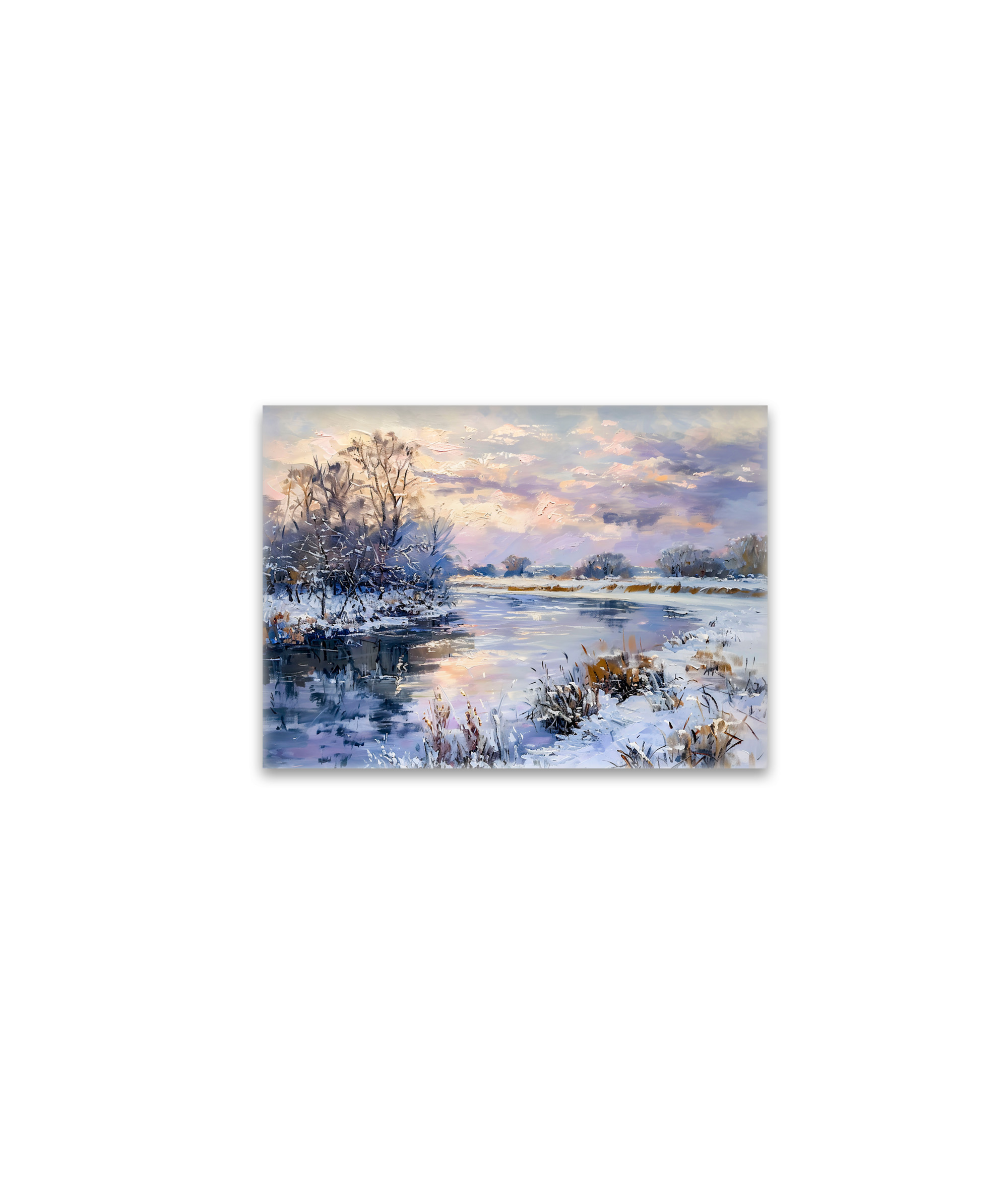 raxxa Glas-Magnet: Winter Havel River Landscape
