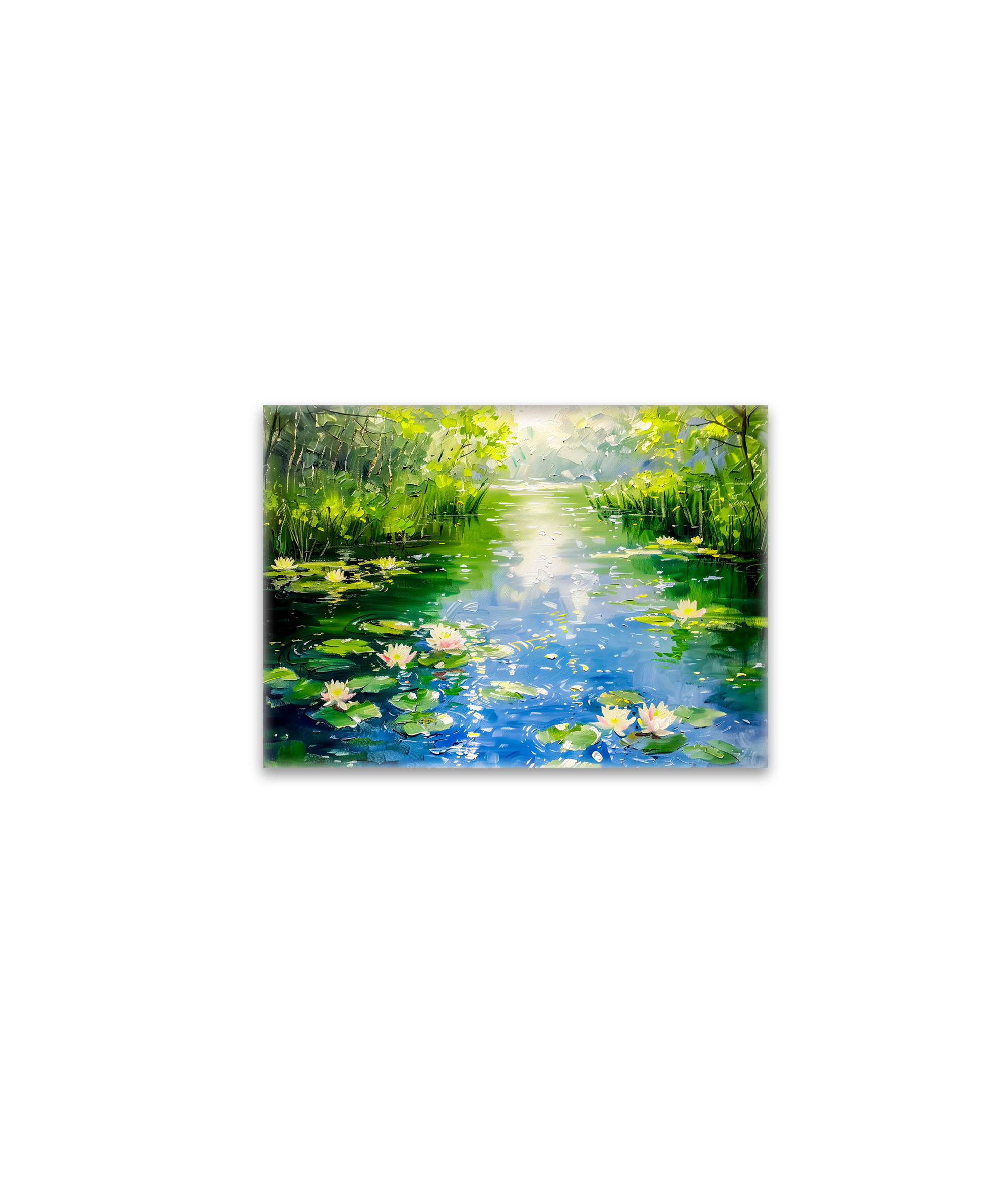 raxxa Glas-Magnet: Summer Pond with Water Lilies