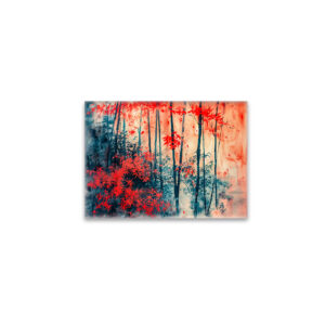 raxxa Glas-Magnet: Chinese Watercolor Tranquil Bamboo Forest