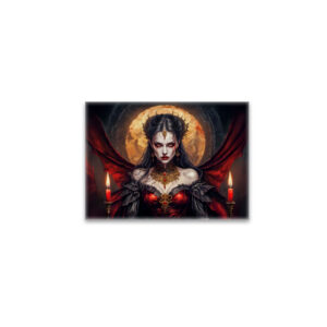 raxxa Glas-Magnet: Vampire Queen Under Glowing Moon