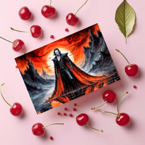 raxxa Postkarte: Vampire in Red Moonlight