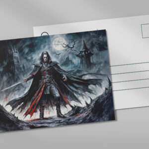 raxxa Postkarte: Vampire Warrior in Moonlit Ruins