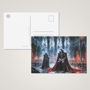 raxxa Postkarte: Vampires in Gothic Cathedral Hall