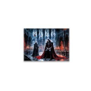 raxxa Glas-Magnet: Vampires in Gothic Cathedral Hall